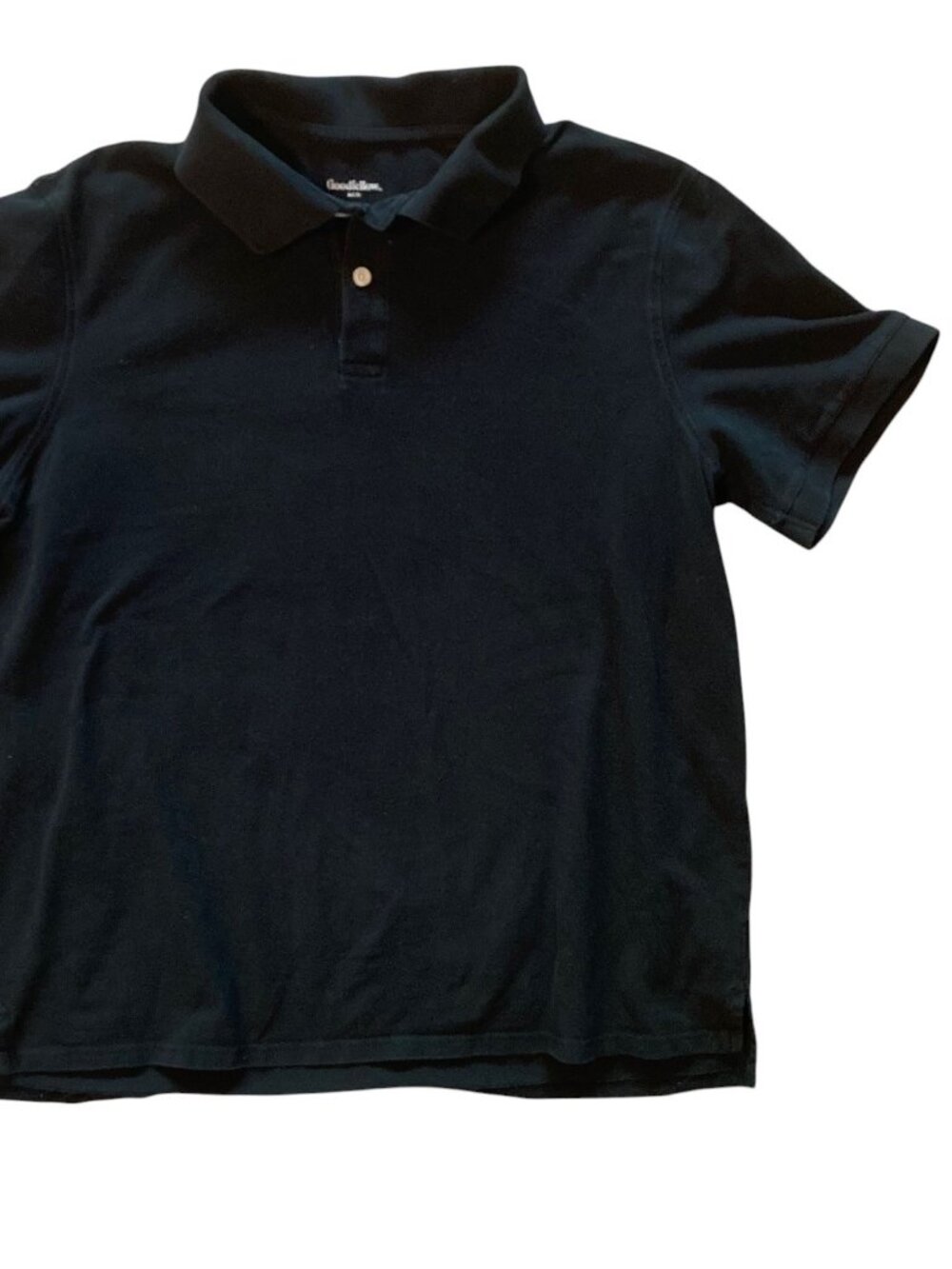 Men's GOODFELLOW & CO Black Polo Shirt Size XL